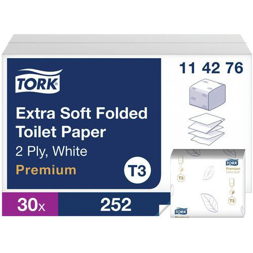 Papel higiénico Premium extrassuave Tork - Folha