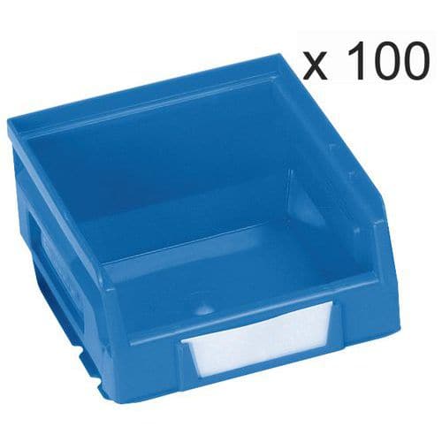 Conjunto de 100 caixas de bico Kangourou - Comprimento de 103 mm - 0,7 L - Manutan Expert