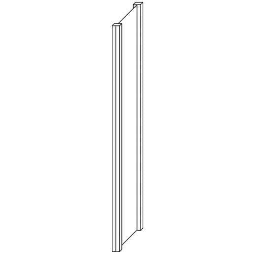 Ilharga fechada para Estante Multi-Fix Premium - Altura 2000 mm - Manorga