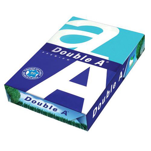 Papel Double A – A4 – 80 g/m² – Resma de 500 folhas