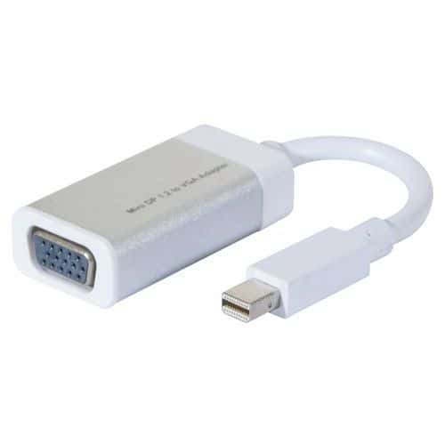 Conversor ativo em metal Mini DisplayPort 1.2 para VGA