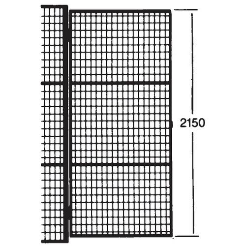 Porta rebatível para divisórias gradeadas UX 450 - Com porta-cadeado