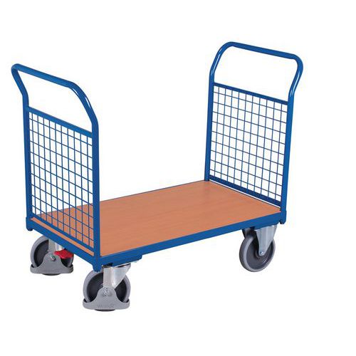 Carro ergonómico com painéis gradeados – 2 espaldares – Capacidade de 500 kg