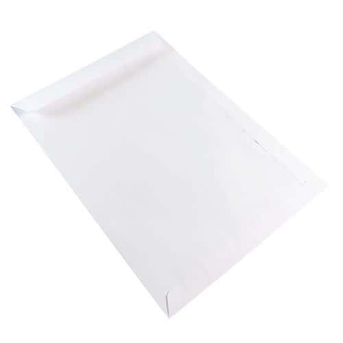 Envelope kraft branco autocolante