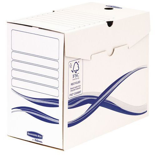 Caixa de arquivo manual Bankers Box Basic A4+