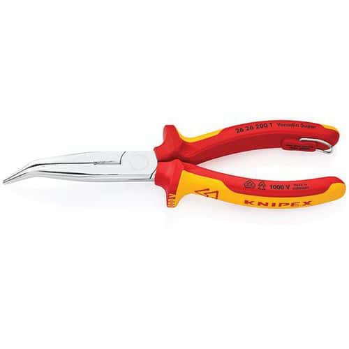 Alicate de pontas semirredondas com gume – 26 26 200 T – Knipex