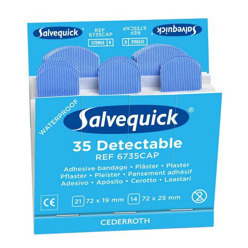 Recarga de pensos detetáveis – Salvequick