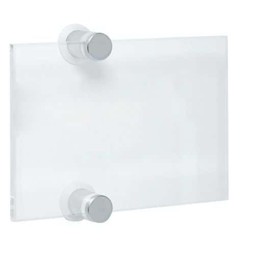 Placa de porta Crystal Sign - A6 - Durable