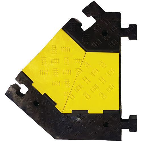 Protetor de cabos, passagem de veículos COBRA 50-3, ângulo 45° esquer.