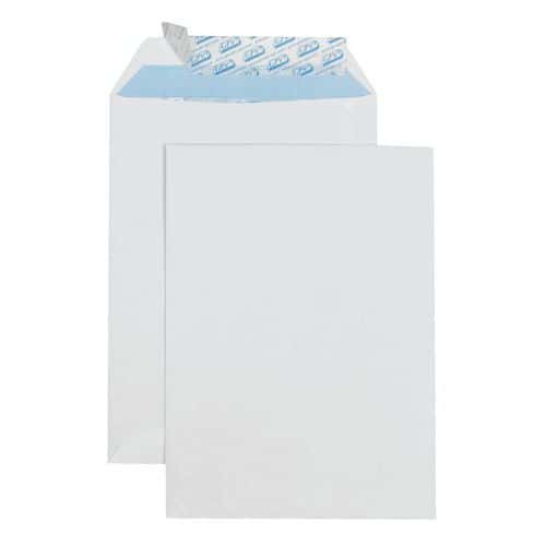 Envelope de papel velino branco de 90 g – sem janela