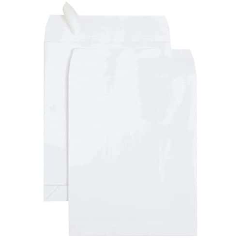 Caixa de 50 ou 250 envelopes com foles em papel velino branco – GPV