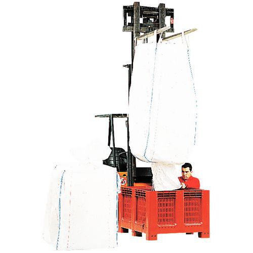 Saco de entulho com gola de enchimento Big Bag – 1500 kg - Manutan Expert