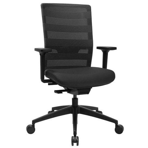 Cadeira de escritório SITNESS AirWork, assento preto – Topstar