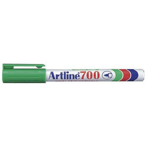 Marcador permanente Artline 700 – 0,7mm – verde – Artline