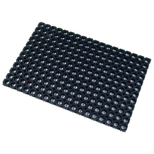 Tapete tipo plataforma gradeada preto – Floortex