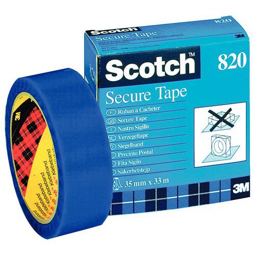 Fita adesiva de segurança - Scotch 820