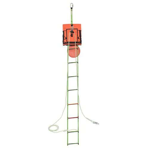 Escada de salvamento com correia EVA'LAD 2 – 6 m – Kratos Safety