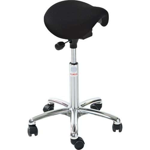 Banco Mini Easy Seat - Couro sint. - Baixo - Global Professional Seating