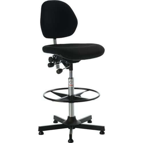 Cadeira de oficina Aktiv - Couro sint. - Alta - Global Professional Seating