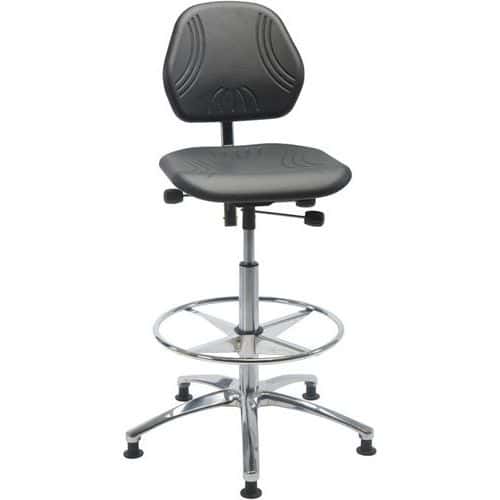 Cadeira ergonômica poliuretano ESD - Alta - Global Professional Seating