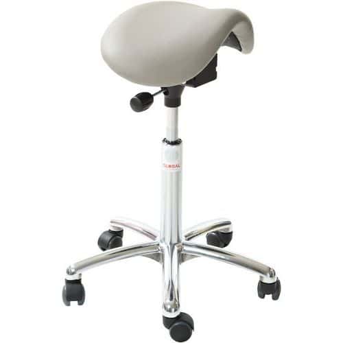 Banco Mini Easy Seat - Couro sint. - Baixo - Global Professional Seating