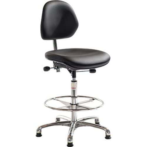 Cadeira de oficina Aktiv ESD - CouroSint. - Global Professional Seating