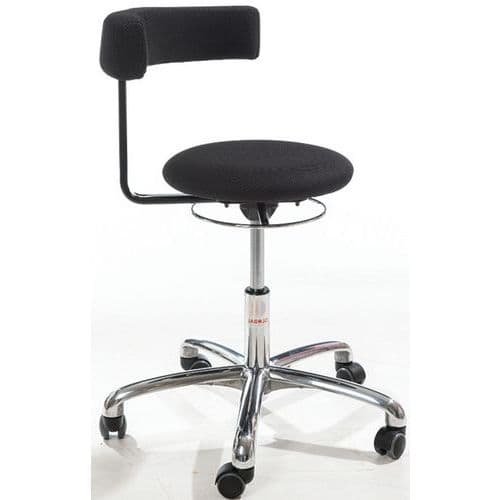 Cadeira Saturn Alu610 - Tecido - MeiaAlt. - Global Professional Seating