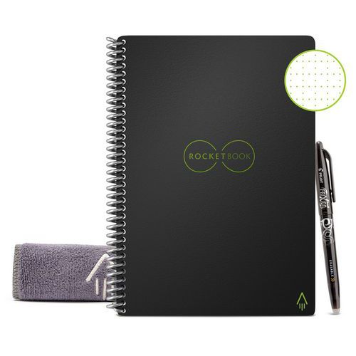 Caderno Rocketbook Core Executive Infinity preto – BIC