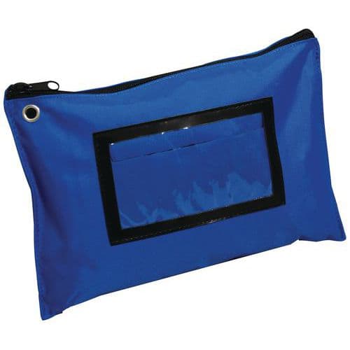 Bolsa plana multiusos A5 azul