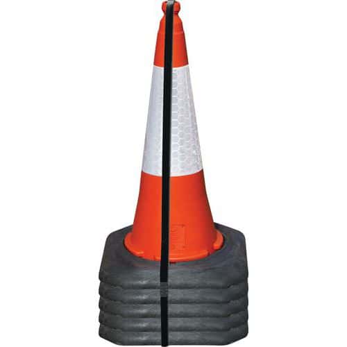 Cones de sinalização robustos – Pack de 5