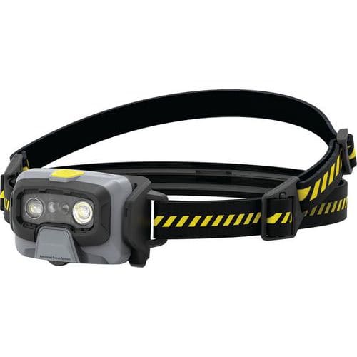 Lanterna frontal com suporte para capacete HF6R Work – Ledlenser