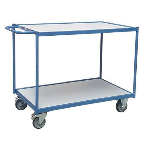 Carro com barra de manobra horizontal – 2 plataformas – Capacidade de 250 kg – FIMM