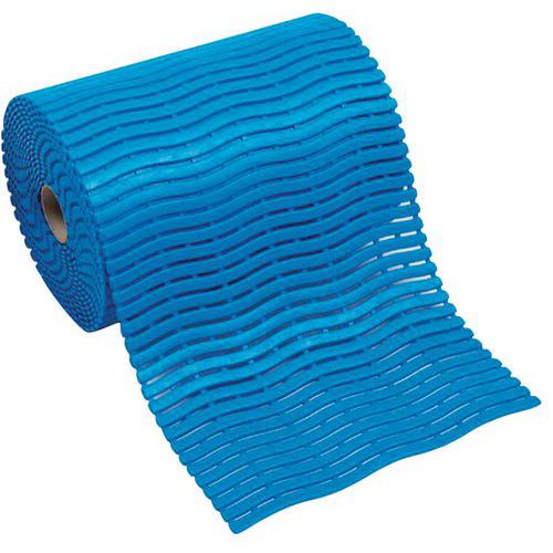 Plataforma gradeada antiderrapante Soft-Step C 60 – azul – Notrax