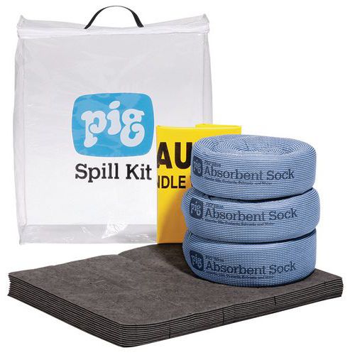 Kit de absorvente universal em saco de 18,5 L