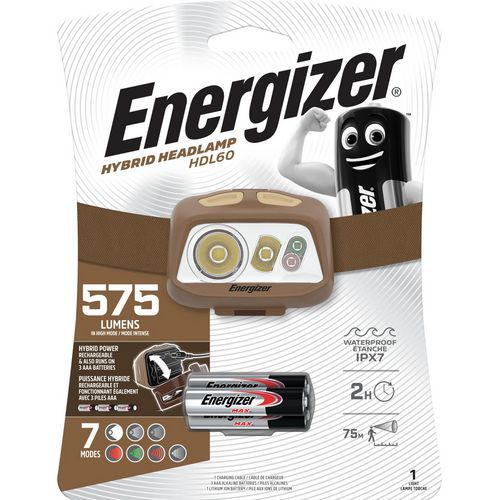 Lanterna frontal HDL60 – 575 lúmenes – Energizer