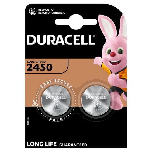 Pilha de botão de lítio 2450 – conjunto de 2 – Duracell