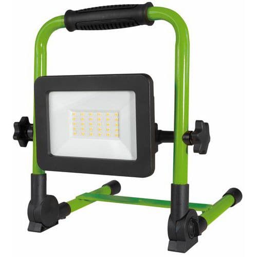 Projetor de estaleiro portátil com LED – com bateria – 500 a 1600 lm – Agecom