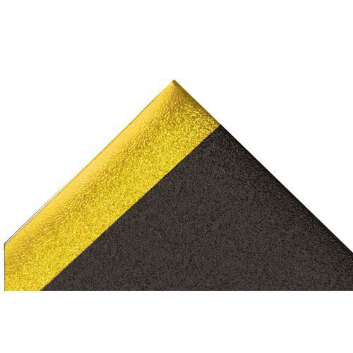 Tapete antifadiga Sof-Tred L 60 - Preto/ Amarelo - Notrax.