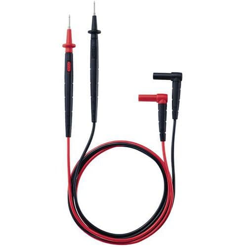 Conjunto de cabos de medição de 2 mm (ficha curva), para 0590 0009 – Testo