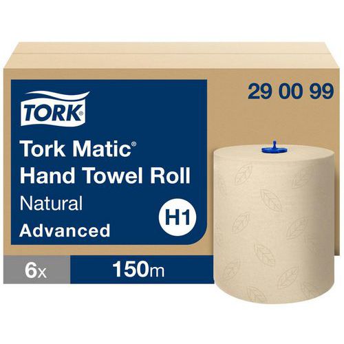 Toalhetes em rolo suaves e naturais – Tork