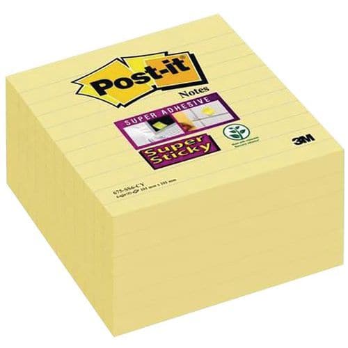 Bloco de notas Super Sticky Post-it® de formato grande