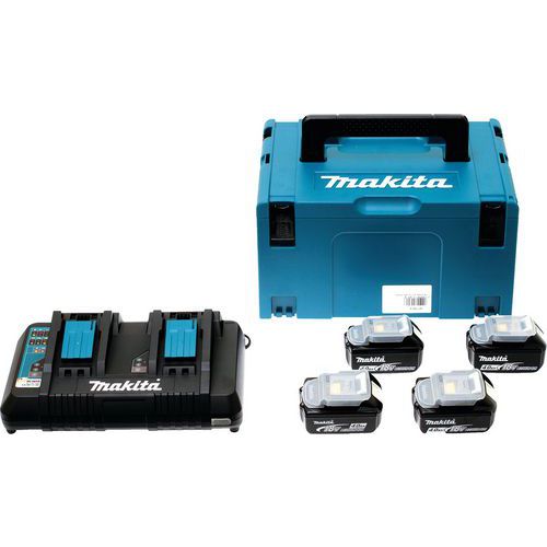 Conjunto de energia de 18 V com maleta MAKPAC – Makita