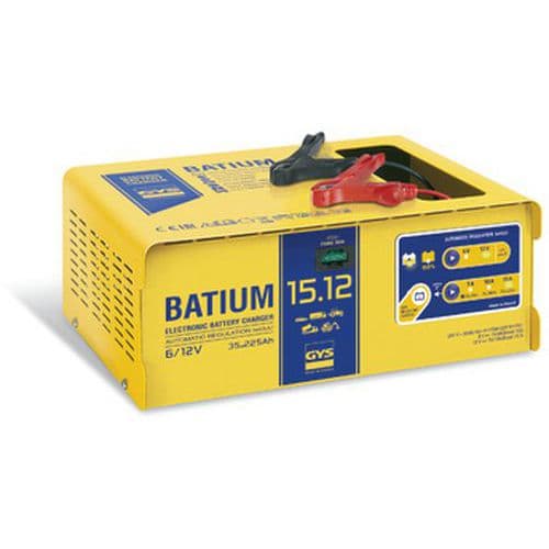 Carregador de bateria automático com microprocessador 6/12 V