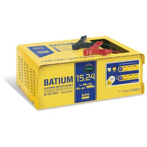 Carregador de bateria automático com microprocessador 6/12/24 V - Gys