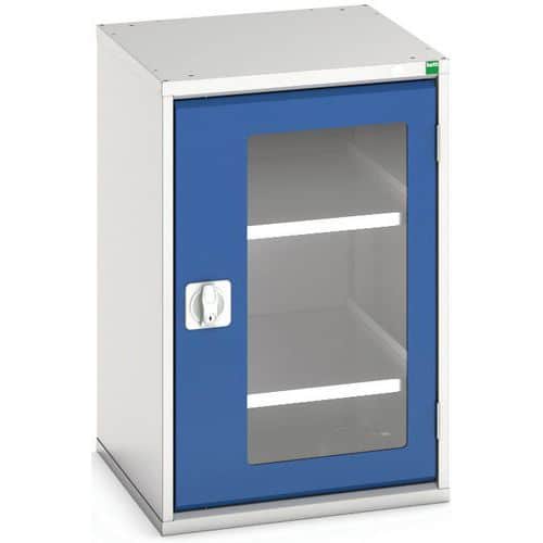 Armário Verso com portas transparentes e 2 prateleiras 525x550x800 – Bott