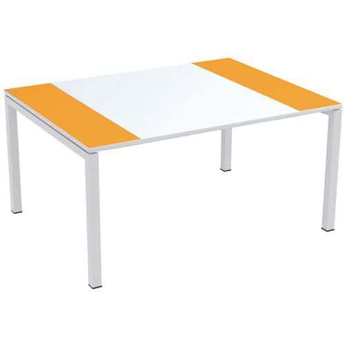 Mesa de reuniões Easydesk – Tampo branco