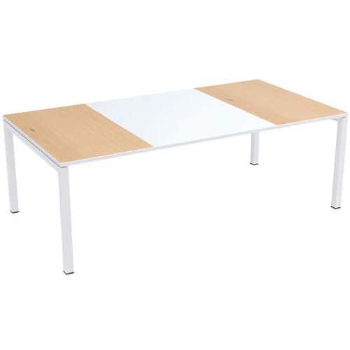 Mesa de reuniões Easydesk – Tampo branco