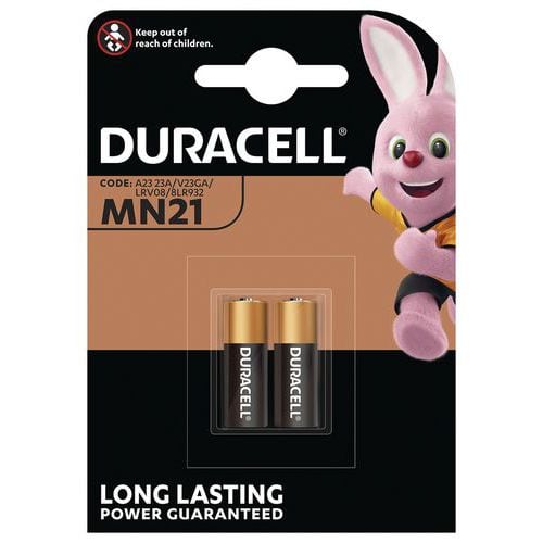 Pilha alcalina MN21 V23GA – conjunto de 2 – Duracell