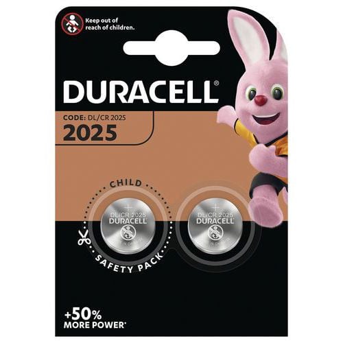 Pilha de botão de lítio CR2025 – conjunto de 2 – Duracell