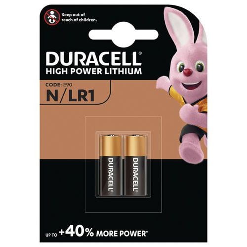 Pilha alcalina N LR1 – conjunto de 2 – Duracell